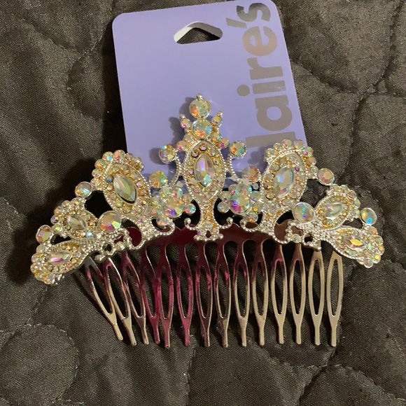 Claire's Accessories Claires Rhinestone Comb Tiara Poshmark